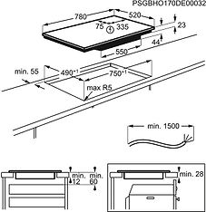 Electrolux HOB850MF 600 Bridge -induktiotaso, 80 cm, kuva 6