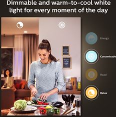 Philips Hue White and color ambiance Starter kit, E27, 3 lamppua ja silta + Hue 4-pack E27 -tuotepaketti, kuva 14