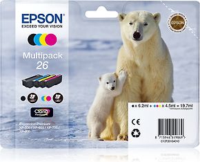 Epson 26 -mustekasettipakkaus, 4 väriä