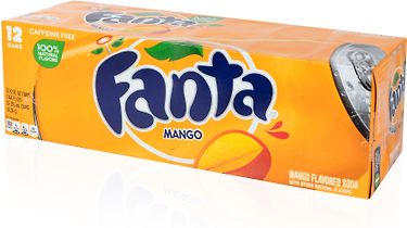 Fanta Mango USA -virvoitusjuoma, 355 ml, 12-PACK