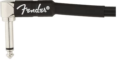 Fender Professional -instrumenttikaapeli kulmaliittimillä 90 cm, musta, kuva 2