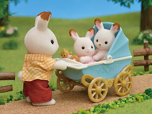 Sylvanian Families - Suklaapupukaksoset -setti (Lastenvaunut), kuva 4