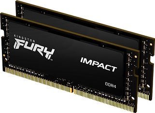 Kingston FURY Impact DDR4 3200 MHz SO-DIMM CL20 16 Gt -muistimodulipakkaus