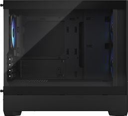 Fractal Design Pop Mini Air RGB Black TG Mini-ITX-kotelo ikkunalla, musta, kuva 3