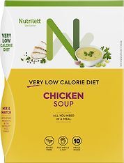 Nutrilett VLCD Soup Creamy Chicken -ateriankorvikekeitto, 35 g, 10-PACK