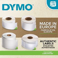 Dymo LW -DHL-tarra 102 x 210 mm, 140 tarraa, musta valkoisella pohjalla, kuva 3