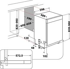 Whirlpool WUE 2B26 -astianpesukone, valkoinen + vuoden pesuaineet, kuva 9