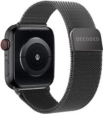 Decoded Milan Traction -metalliranneke, Apple Watch 38 / 40 / 41 mm, musta, kuva 2