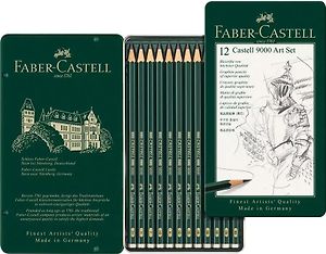Faber-Castel Art Set 9000, 8B-2H, 12 kynää, kuva 2
