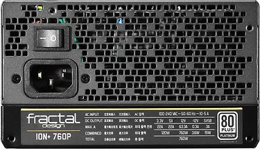 Fractal Design Ion+ 860P, 80 PLUS Platinum - ATX-virtalähde, 860 W, kuva 3