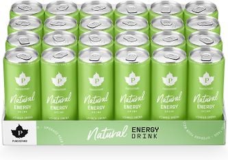Puhdistamo Natural Energy Omena -energiajuoma, 330 ml, 24-pack