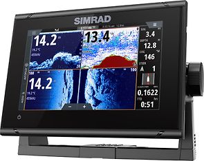 Simrad GO7 XSR -kaikuplotteri HDI-peräpeilikaikuanturilla