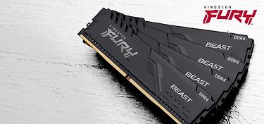 Kingston FURY Beast DDR4 2666 MHz CL16 16 Gt -muistimoduli, kuva 11