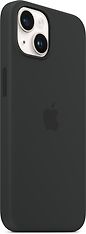 Apple iPhone 14 silikonikuori MagSafella, keskiyö, kuva 6