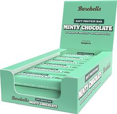 Barebells Soft Minty Chocolate -proteiinipatukka, 55 g, 12-pack