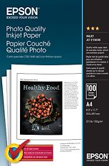 Epson Photo Quality Inkjet -paperi, 100 x A4 arkkia