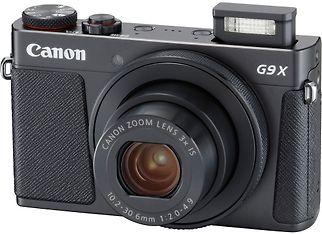 Canon PowerShot G9 X Mark II -digikamera, musta + muistikortti