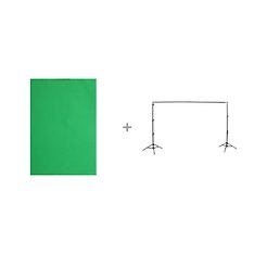 Falcon Eyes BCP-10 2,9 x 5 m green screen bundle