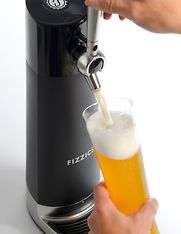Fizzics DraftPour Beer Dispenser -olutannostelija, musta/hopea, kuva 5