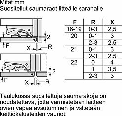 Bosch KIL82ADD0 Serie 6 -jääkaappi pakastelokerolla, integroitava, kuva 8