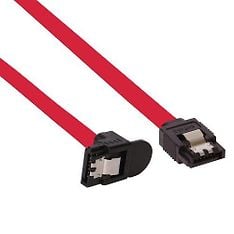 Cablexpert SATA III -kaapeli, 90°, 50 cm, punainen
