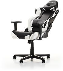 DXRacer RACING Gaming Chair -pelituoli, musta/valkoinen, kuva 7