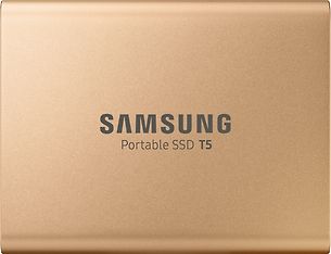 Samsung SSD T5 ulkoinen SSD-levy 1 Tt, ruusukulta, kuva 2