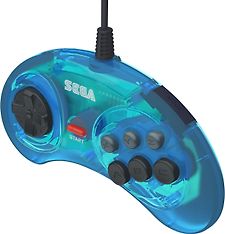 Retro-Bit SEGA Mega Drive 6-button Arcade Pad -peliohjain, Mega Drive / Genesis, sininen, kuva 2