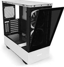 NZXT H510 Elite Compact Mid Tower ATX-kotelo, lasikyljellä, valkoinen/musta, kuva 7