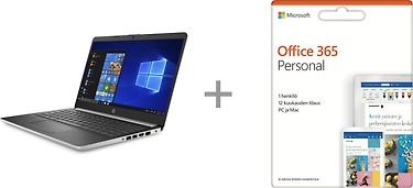 HP Laptop 14-dk0012no 14" -kannettava, Win 10 S + Microsoft Office 365 Personal - 12 kk