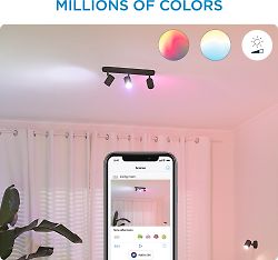 WiZ IMAGEO Spots -kohdevalaisin, 3-osainen, musta, RGB, Wi-Fi, kuva 12