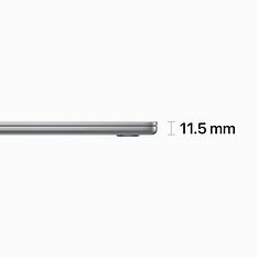 Apple MacBook Air 15" M2 8 Gt, 256 Gt 2023 -kannettava, tähtiharmaa (MQKP3), kuva 3