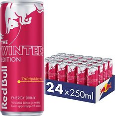 Red Bull Winter Edition Talvipäärynä -energiajuoma, 250 ml, 24-pack