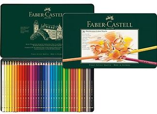 Faber-Castell Polychromos -värikynät peltirasiassa, 36 väriä, kuva 3