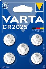 Varta CR2025 -paristo, 3 V, 5 kpl, lithium