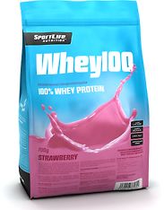 SportLife Whey100 Mansikka -heraproteiini, 700 g