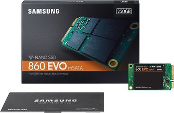 Samsung 860 EVO SSD 250 Gt mSATA SSD-kovalevy