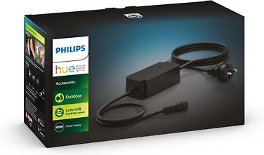 Philips HUE Outdoor virtalähde 40 W, liitosjohdolla, musta, 24 V Hue pienjännitesarjoille, kuva 2