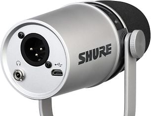 Shure Motiv MV7 -USB / XLR mikrofoni, hopea, kuva 2