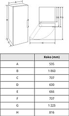 LG GFT41SWGSZ -kaappipakastin, valkoinen, kuva 10