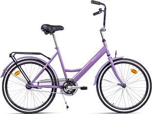 Baana Suokki 24" -polkupyörä, 1-vaihteinen, violetti