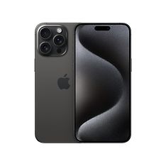 Apple iPhone 15 Pro Max 512 Gt -puhelin, mustatitaani (MU7C3)