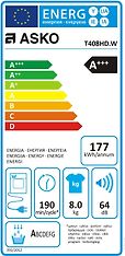 Asko T408HD.W -kuivausrumpu, kuva 6