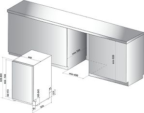 Whirlpool WSIO 3T223 PE X -astianpesukone, integroitava, kuva 7