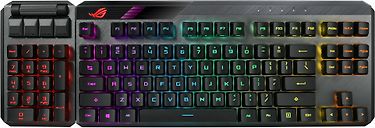 Asus ROG Claymore II -pelinäppäimistö, ROG RX Red -optiset, mekaaniset kytkimet, kuva 4