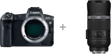 Canon EOS R -järjestelmäkamera + RF 600mm F11 IS STM -superteleobjektiivi