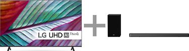 LG UR76 65" 4K LED TV + LG SPD75YA 3.1.2 Dolby Atmos Soundbar -tuotepaketti