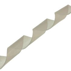 Spiral Wrap kaapelin spiraalikääre, 10 m pitkä, 16 mm halkaisija, läpinäkyvä valkoinen