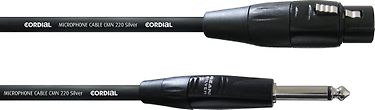 Cordial Silver Line  -6,3 mm - XLR F -signaalikaapeli, 5 m