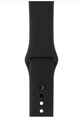 Apple Watch Series 3 (GPS) tähtiharmaa 38 mm, musta urheiluranneke, MQKV2, kuva 3